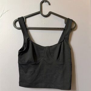 Wilfred Black Sleeveless Crop Top